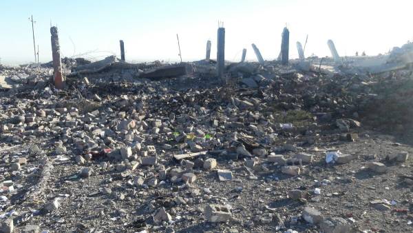 The sites targeted by the Turkish airstrikes in Sinjar (Shingal) and Syrian Kurdistan (Rojava), April 25, 2017. (Photo: Social Media)